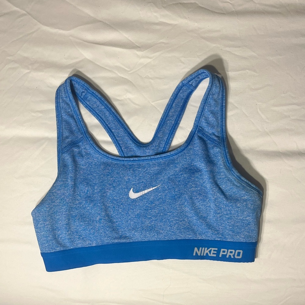 Blue Nike Sports Bra